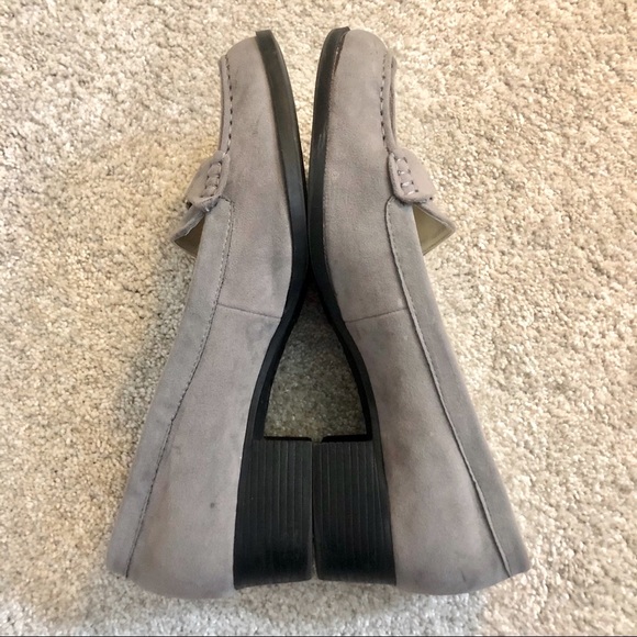 Anne Klein Gray Suede Loafers - Picture 11 of 13